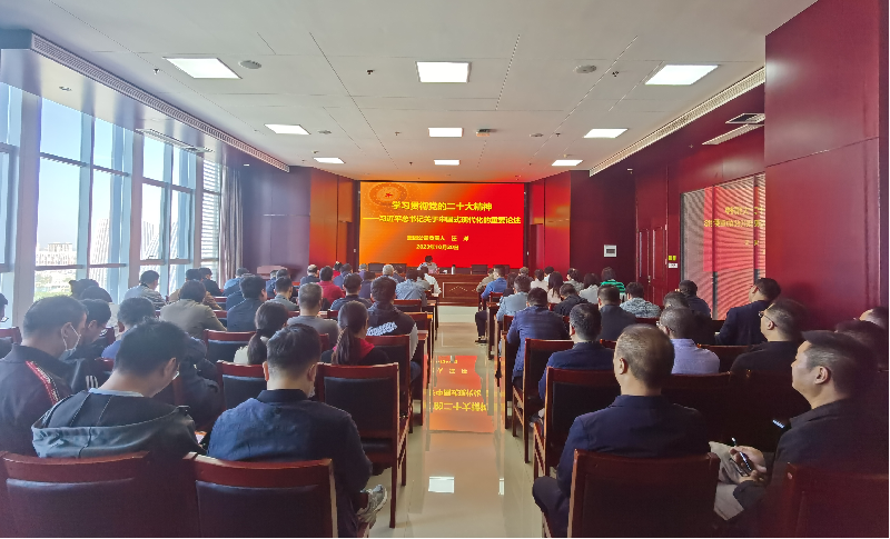 紧跟核心强忠诚 在深学细悟中坚定信仰信念 ——星空官方端网站登录入口-星空online(中国)
负责人汪洋同志为全体党员讲授主题教育专题党课